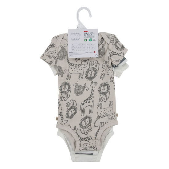 Pack de 3 Bodies Niño Blanco Sabana 9m